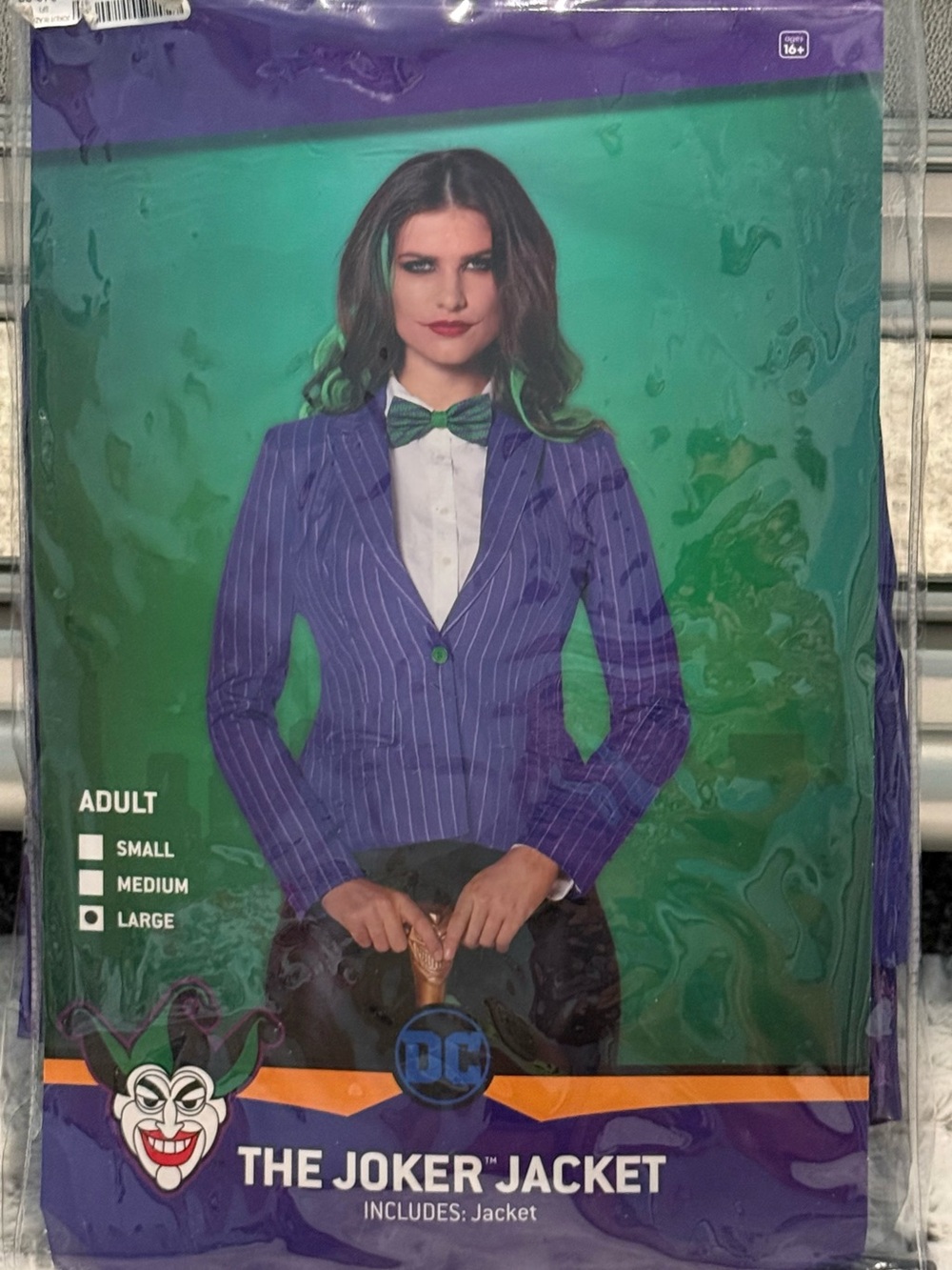 DC Comics The Joker Costume Jacket Women’s Large